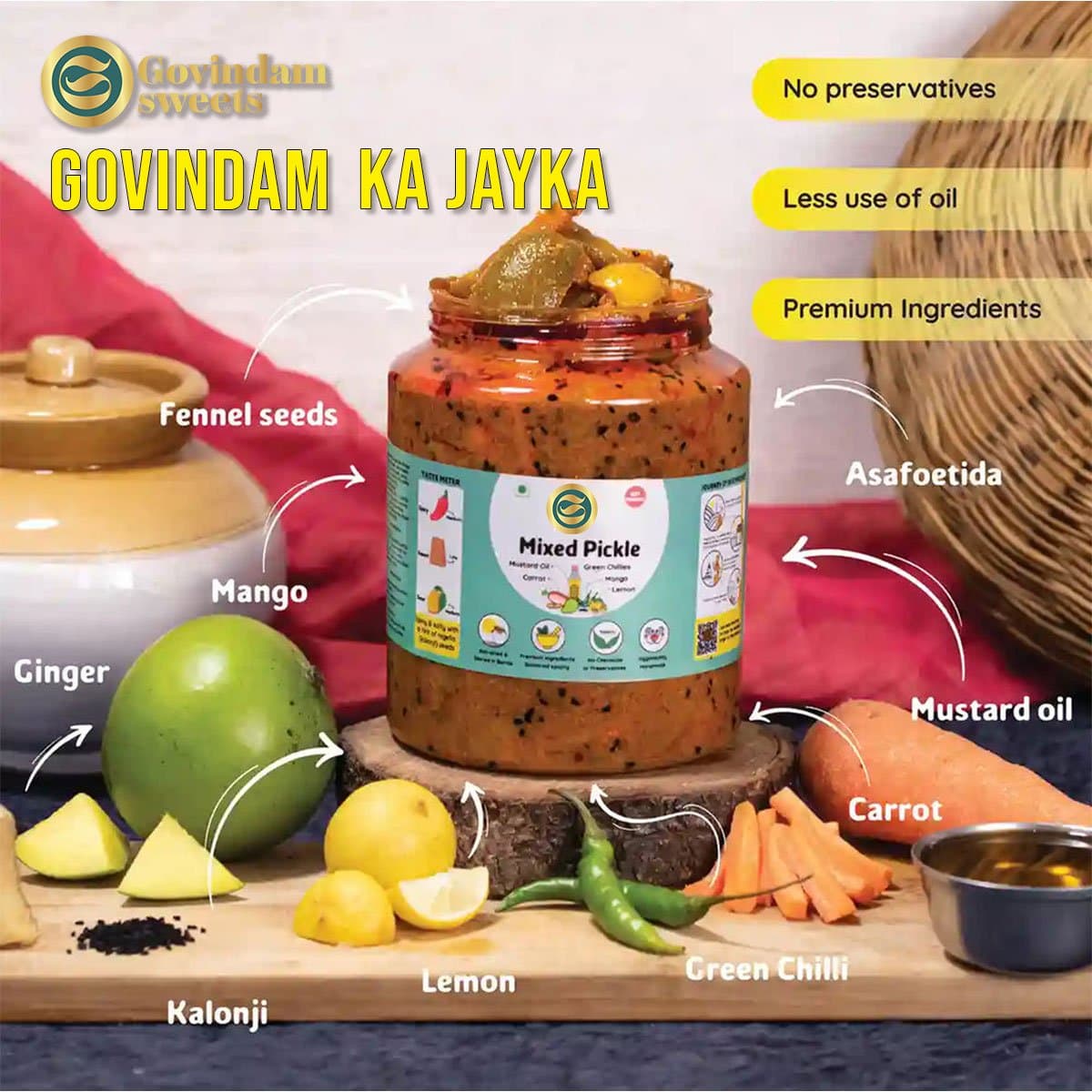 Mix Veg Pickle B2B Wholesale Direct from Manufacturer - Maximum Profit Margins Guaranteed