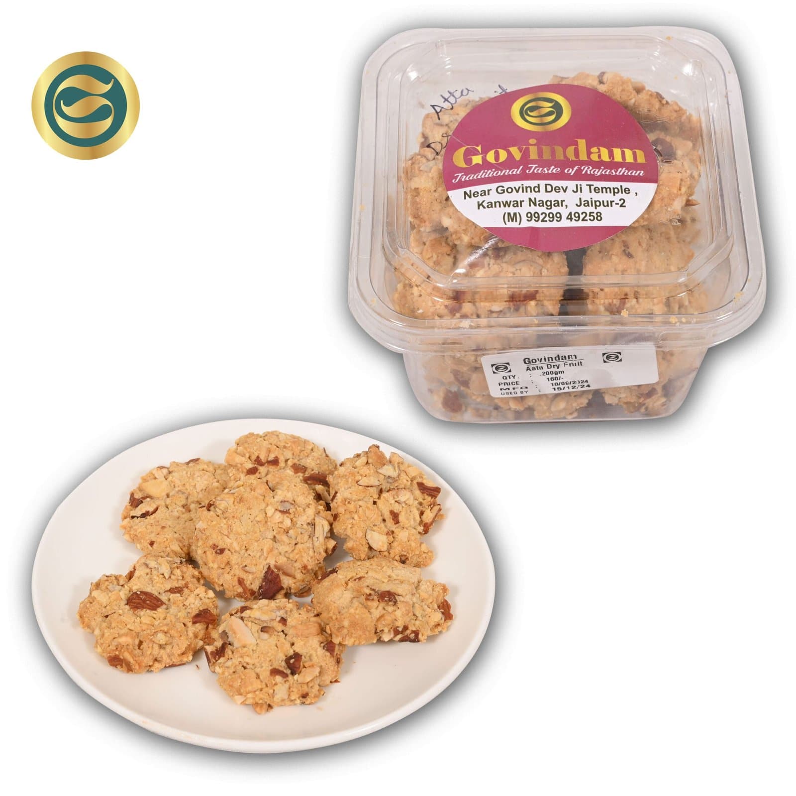 Atta Dryfruit Cookies