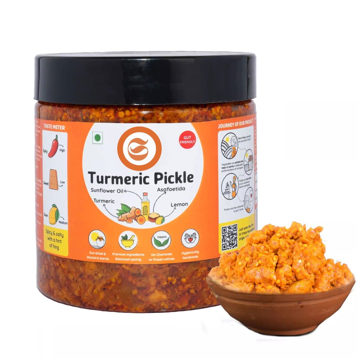Turmeric Pickle B2B Wholesale Direct from Manufacturer - Premium Health Benefits Factory Direct