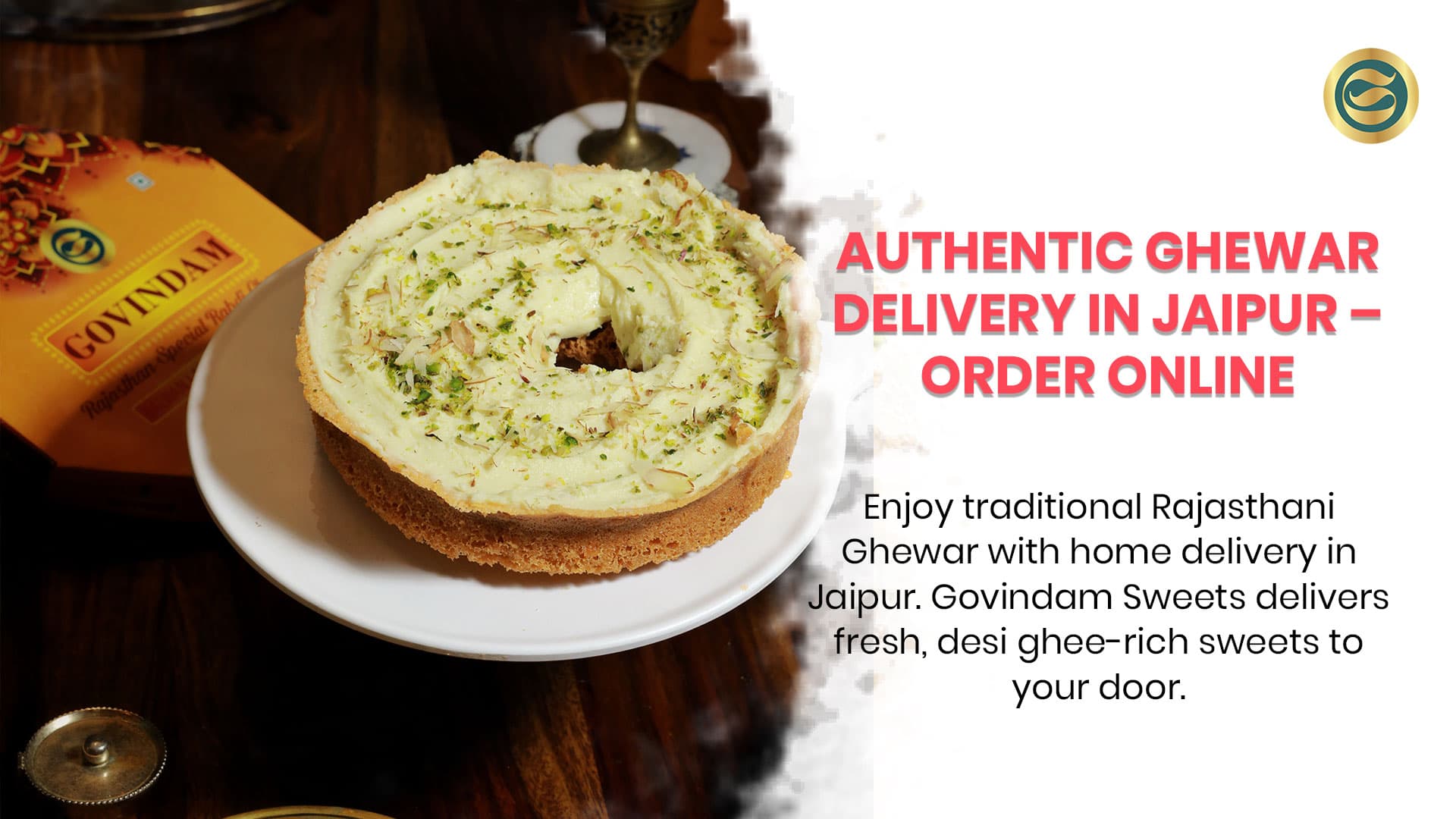 Ghewar Delivery Jaipur: Fresh & Authentic Rajasthani Sweet