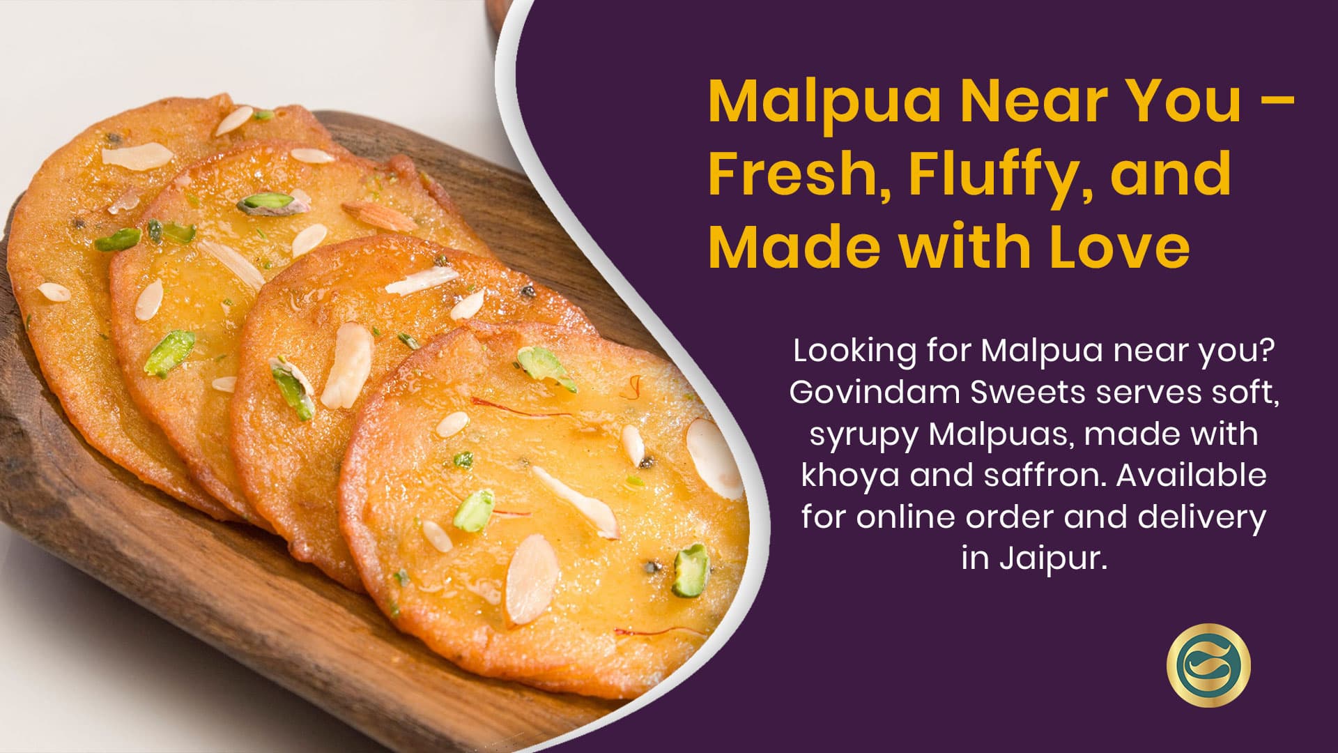 Govindam's Malpua: The Quintessential Indian Sweet Pancake Delight