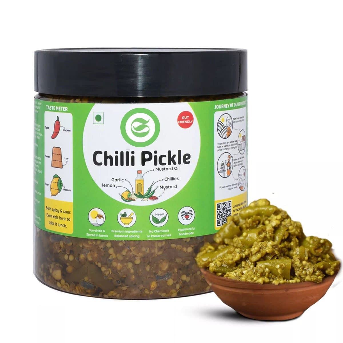Athana Mirchi Achar B2B Wholesale Direct from Manufacturer - Premium Stuffed Chili Pickle
