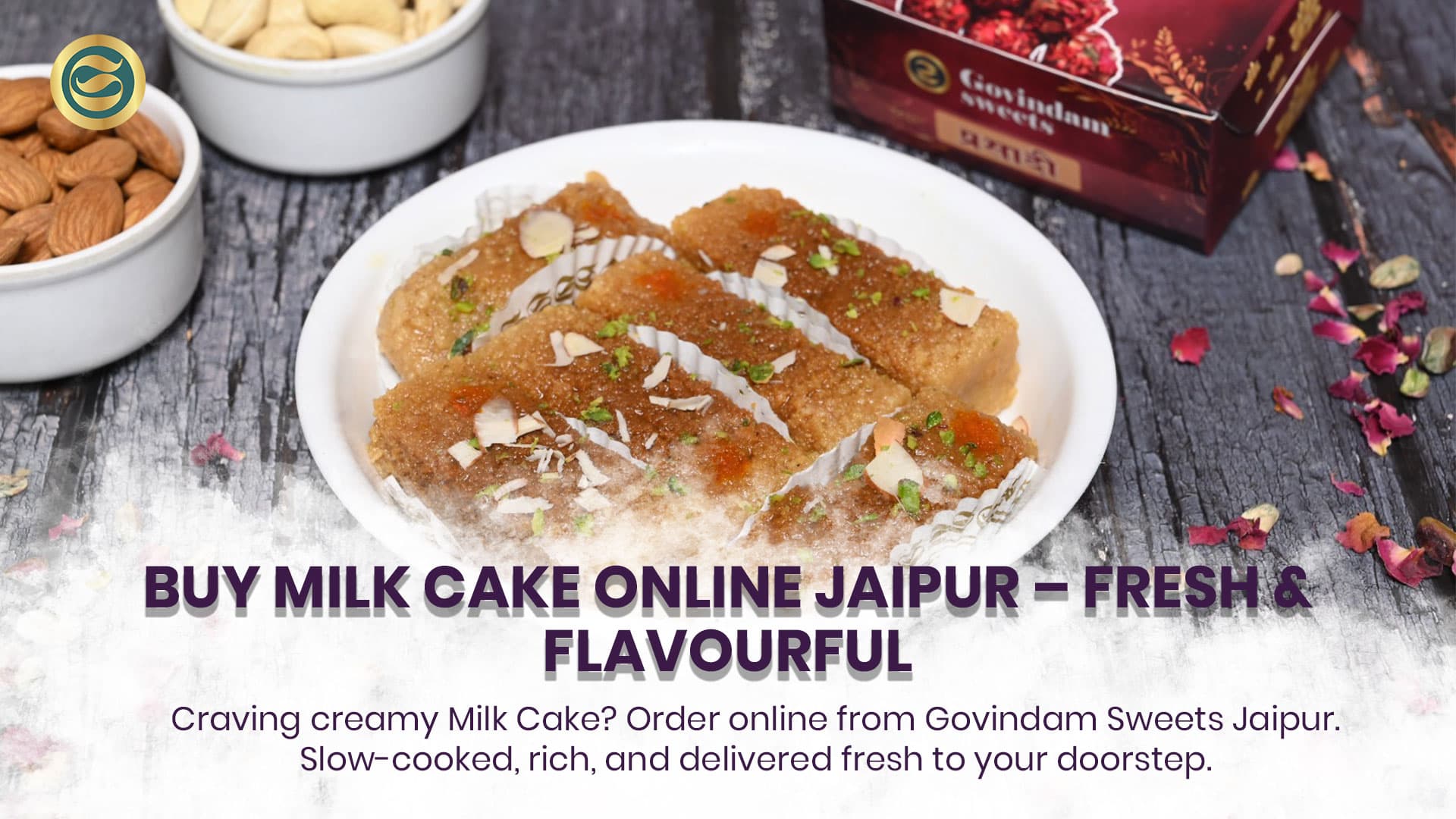Premium Varieties of Milk Cake Online Jaipur: Govindam Sweets' Authentic Delicacy
