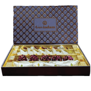 Kaju Raj Bahar, Rose Laddu, Katli & Gujia Sweet Box