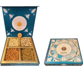 Dry Fruits Box 850g - Premium Kaju, Badam, Pista & Kishmish