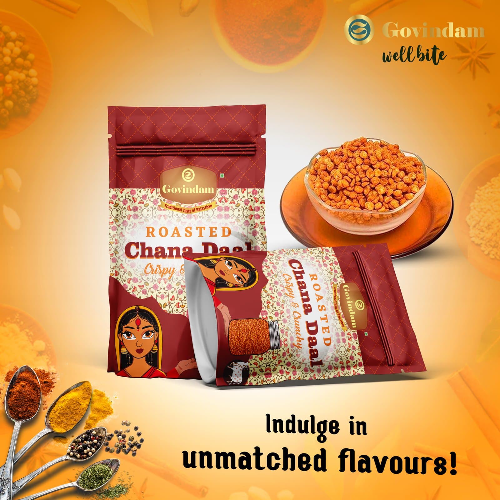 Chana Dal - Premium Authentic Wholesale Split Bengal Gram | Govindam Sweets