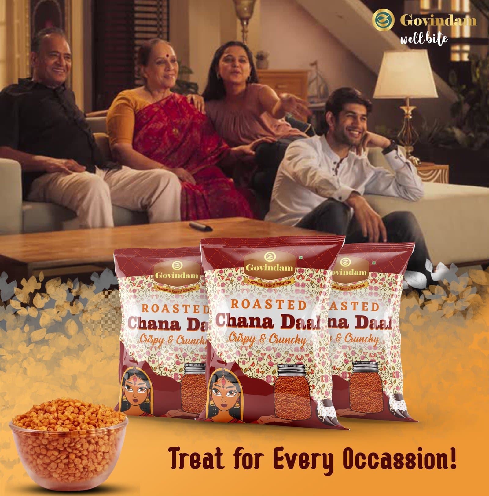 Chana Dal - Premium Authentic Wholesale Split Bengal Gram | Govindam Sweets