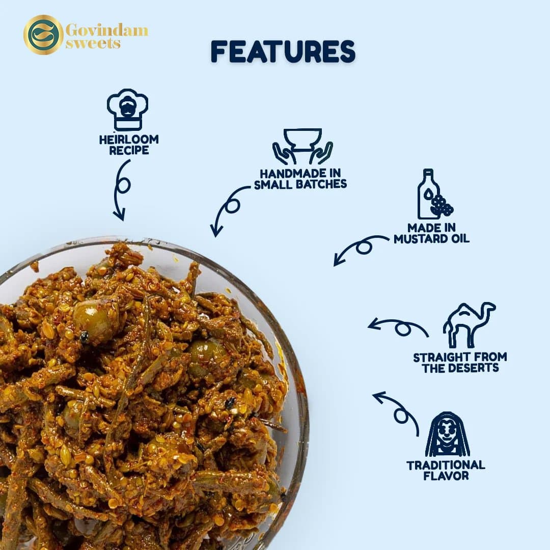 Ker Sangri Pickle B2B Wholesale Direct from Manufacturer - Rajasthan's Desert Gold Premium