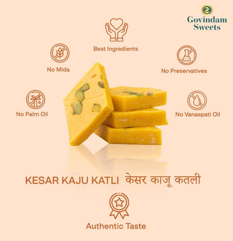 Kaju Kesar Katli