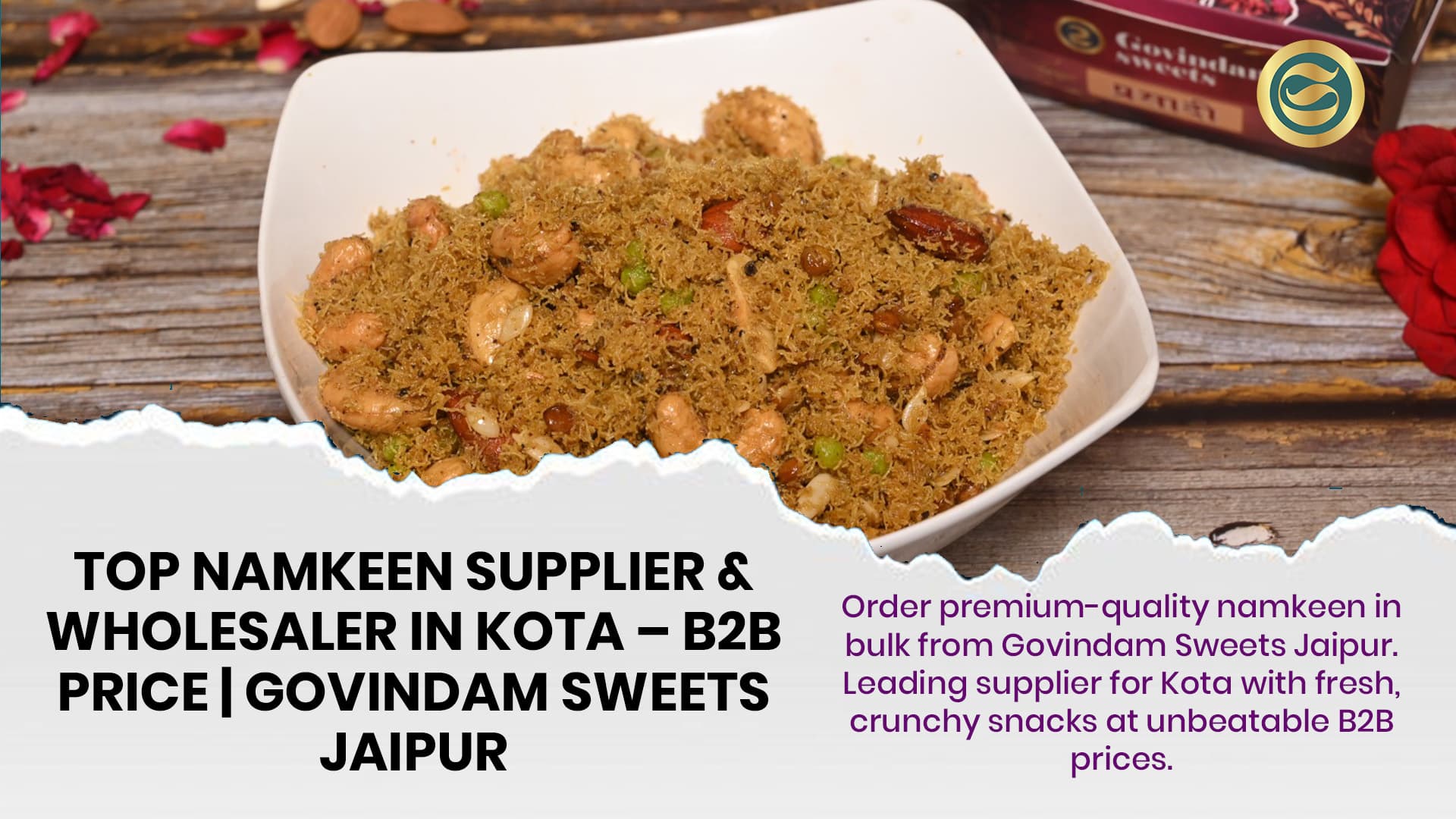 Top Namkeen Supplier & Wholesaler in Kota – B2B Price | Govindam Sweets