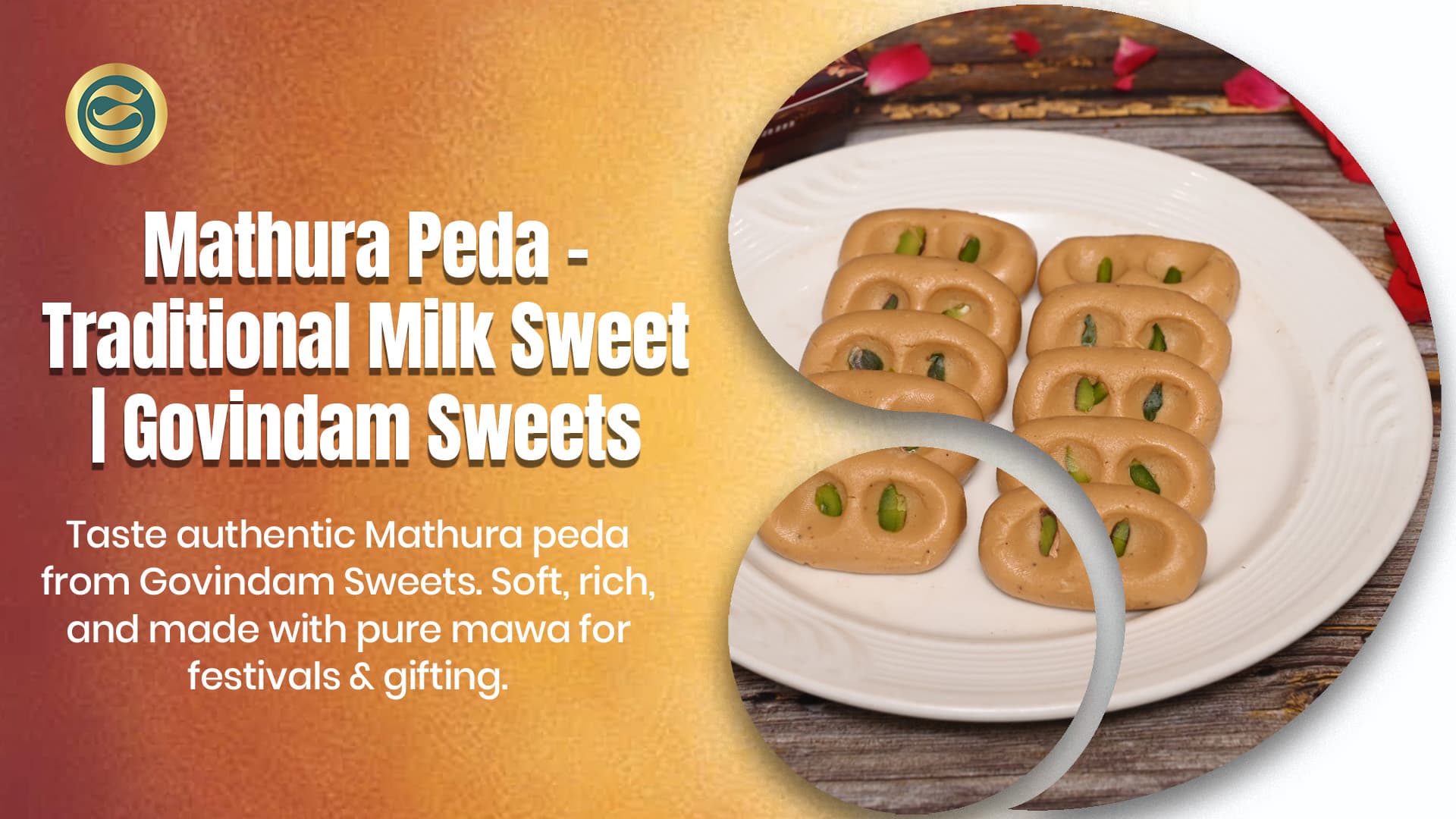 Mathura Peda – Traditional Milk Sweet | Govindam Sweets