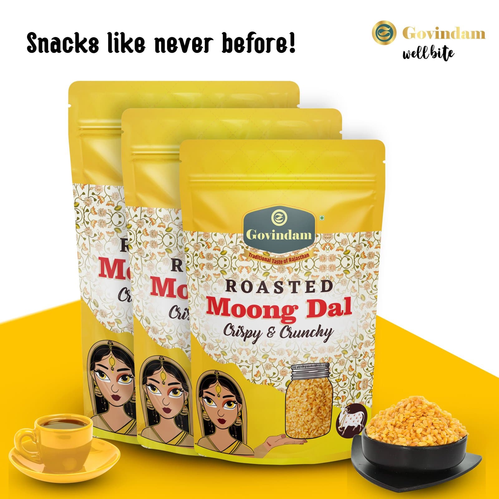 Moong Dal - Premium Authentic Wholesale Split Green Gram | Govindam Sweets