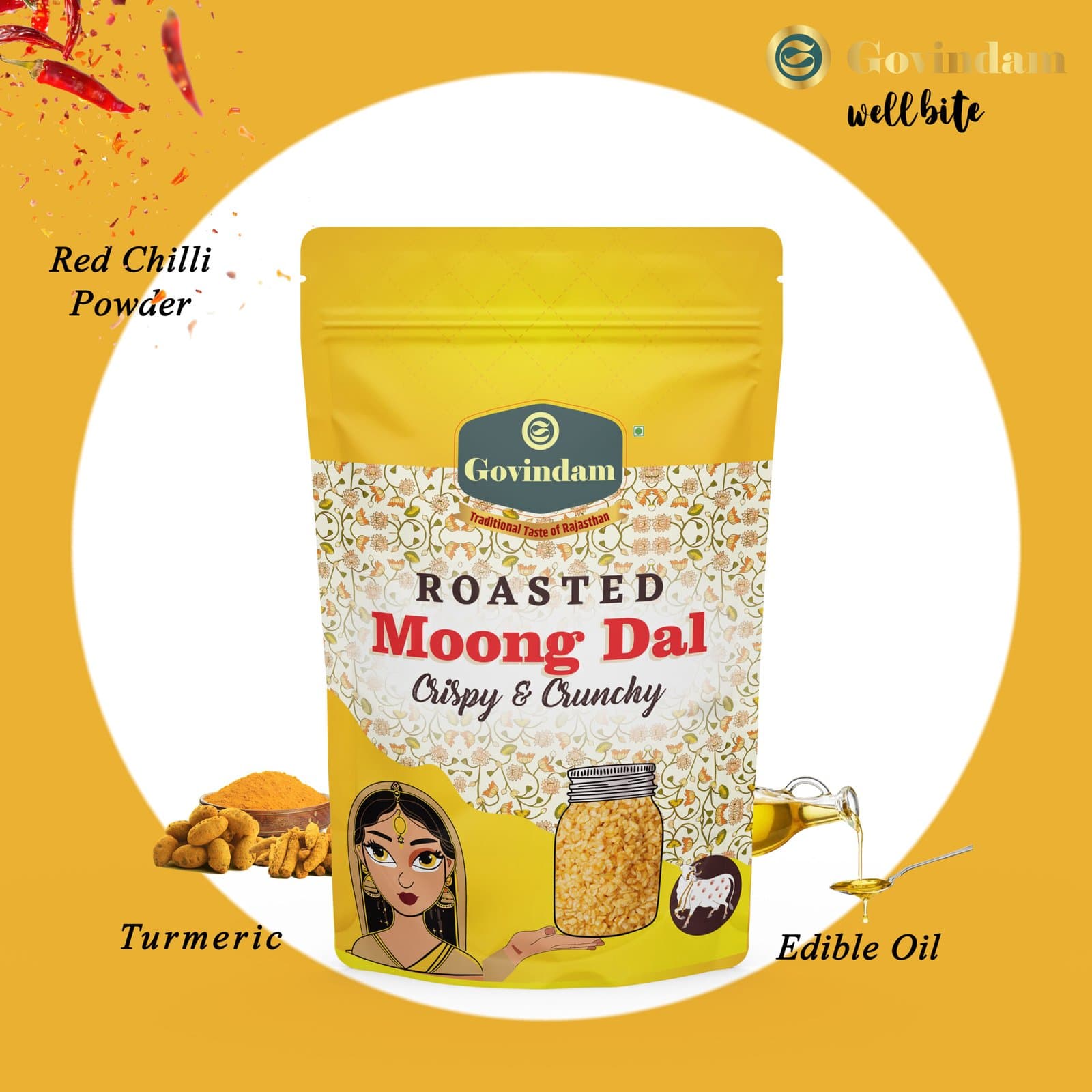 Moong Dal - Premium Authentic Wholesale Split Green Gram | Govindam Sweets