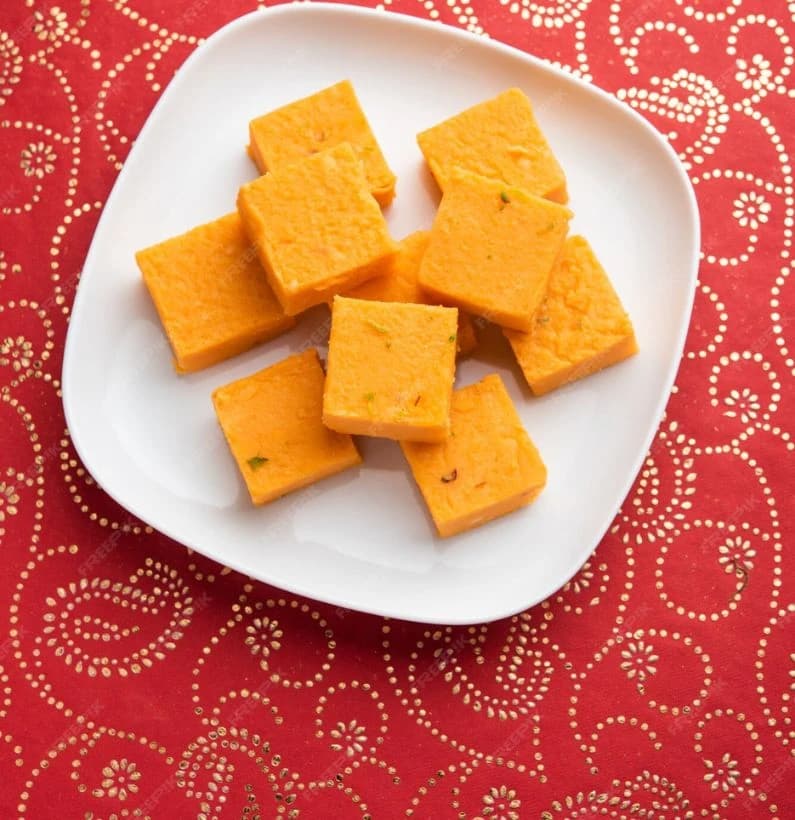 Orange Burfee