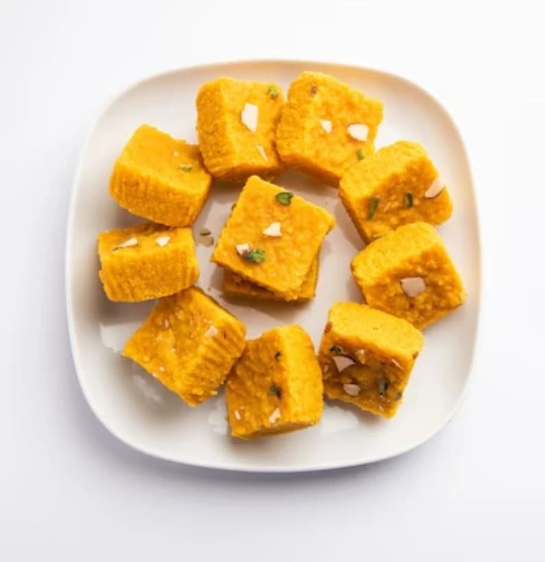 Orange Burfee