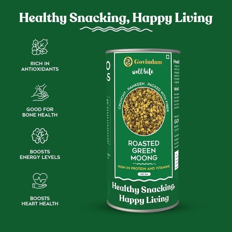 Roasted Green Moong