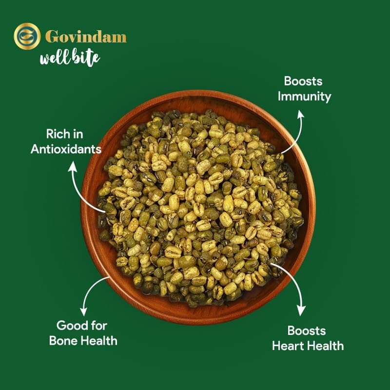 Roasted Green Moong