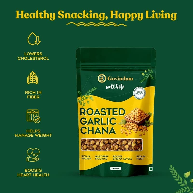 Roasted Garlic Channa
