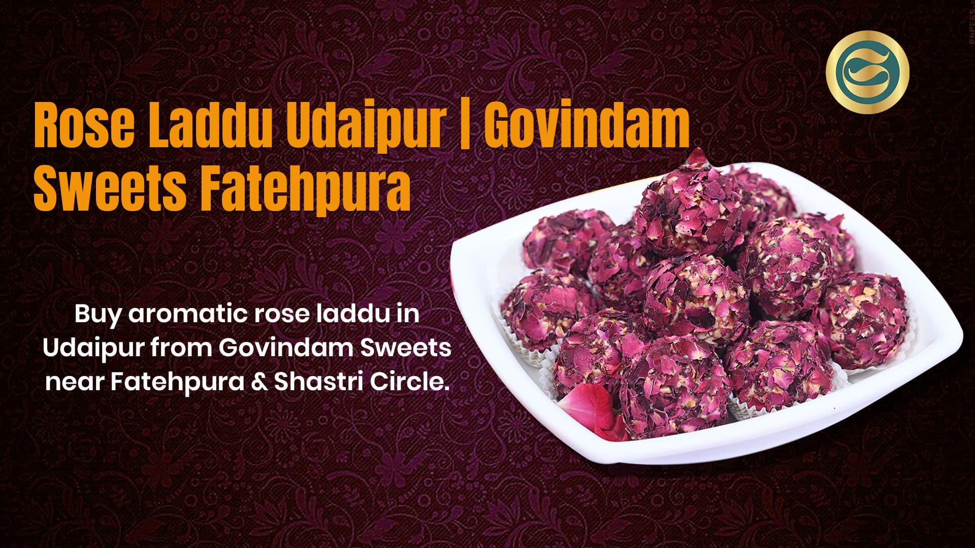 Rose Laddu Udaipur: Aromatic Floral Sweets from Govindam Sweets Fatehpura