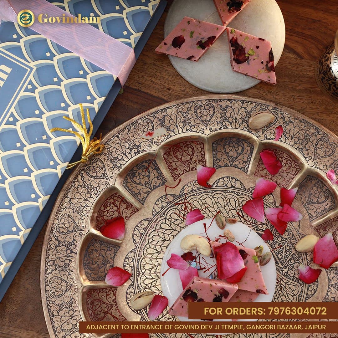 Fresh Rose Katli - Premium Rose Flavored Sweet
