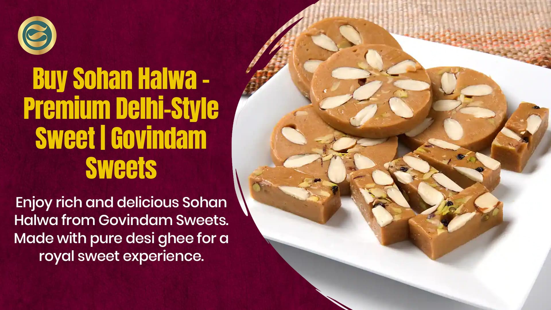 Buy Sohan Halwa – Premium Delhi-Style Sweet | Govindam Sweets