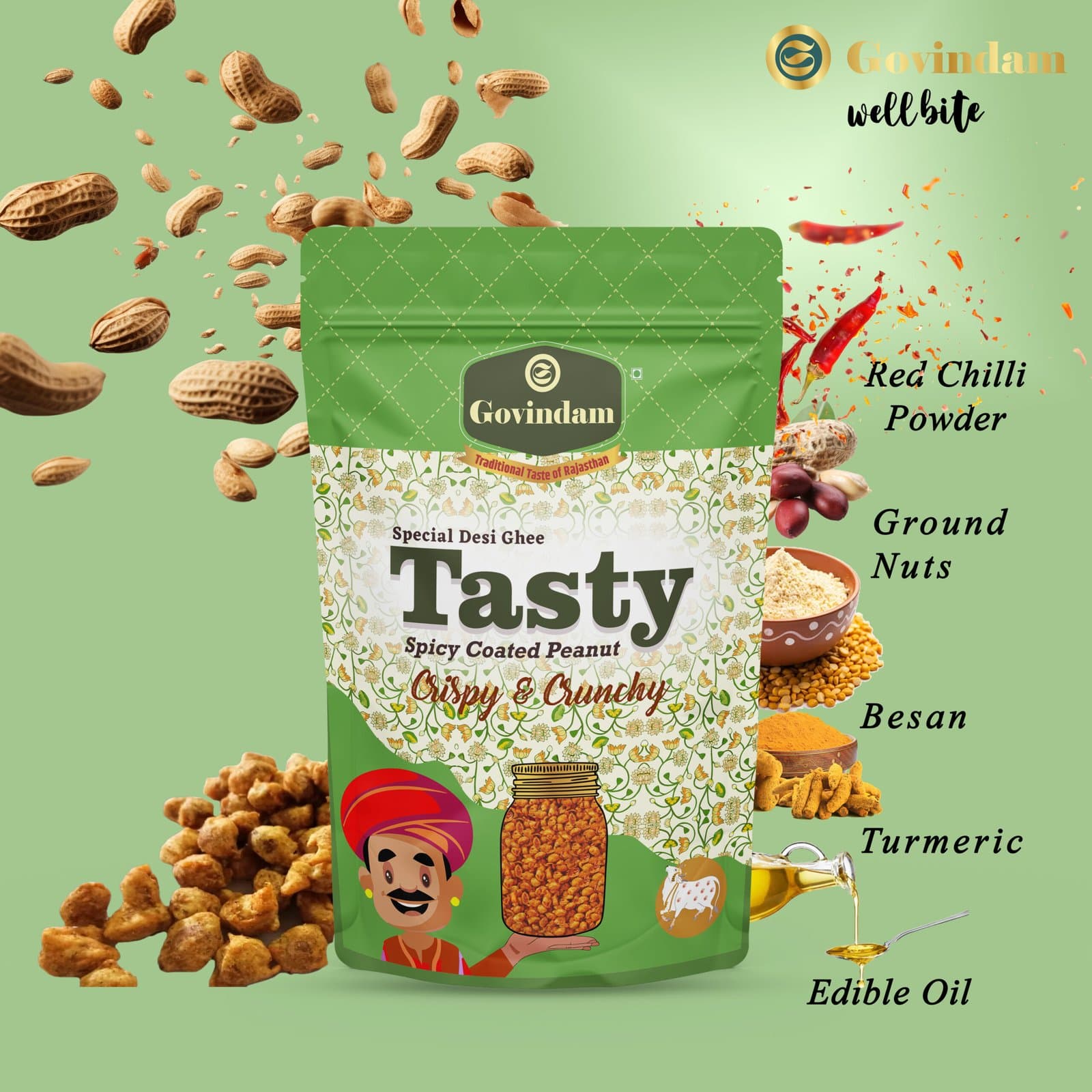 Tasty Namkeen - Premium Authentic Wholesale Savory Snack Mix | Govindam Sweets