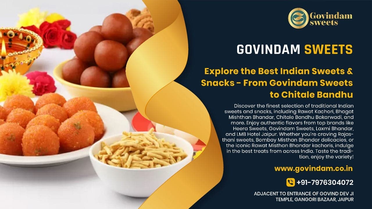 Govindam Sweets | Fastest Growing Rajasthani Mithai Brand