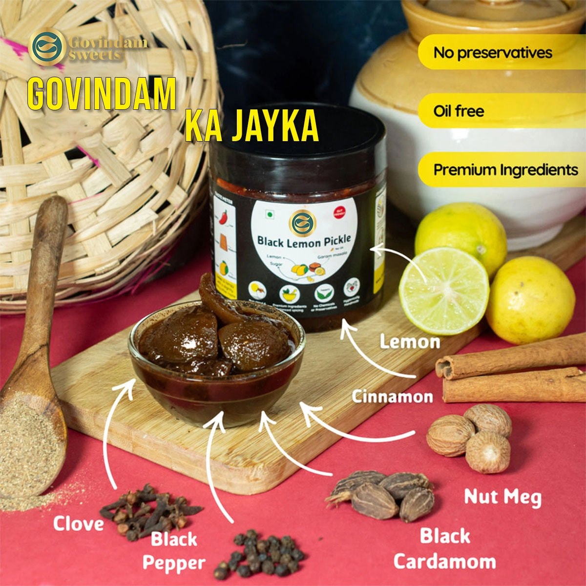 Black Lemon Pickle B2B Wholesale Direct from Manufacturer - Premium Factory Benefits Jaipur