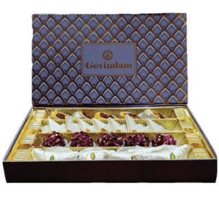 Kaju Raj Bahar, Rose Laddu, Katli & Gujia Sweet Box