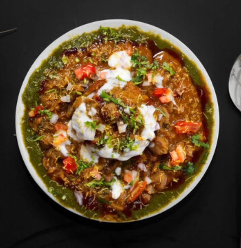 Aloo Tikki With Chole