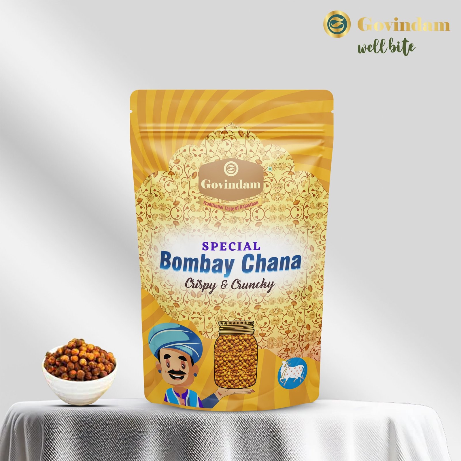 Bombay Chana - Premium Authentic Wholesale Roasted Chickpeas | Govindam Sweets