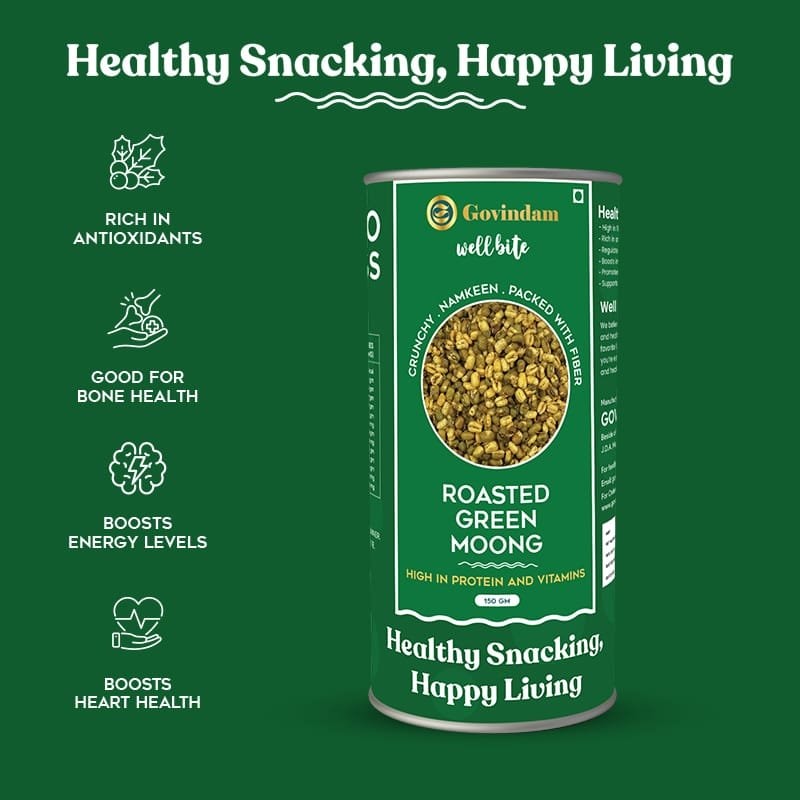 Roasted Green Moong