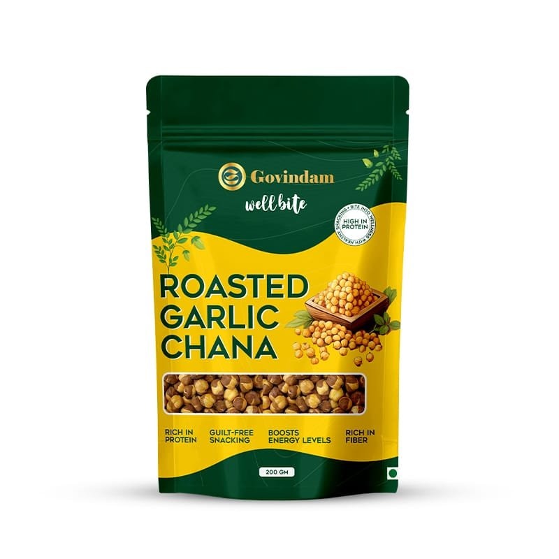 Roasted Garlic Channa
