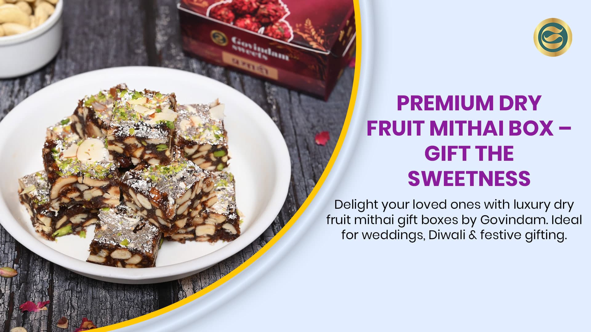 Buy Dry Fruit Mithai Gift Box: Premium Sweet Assortments for Every Occasion