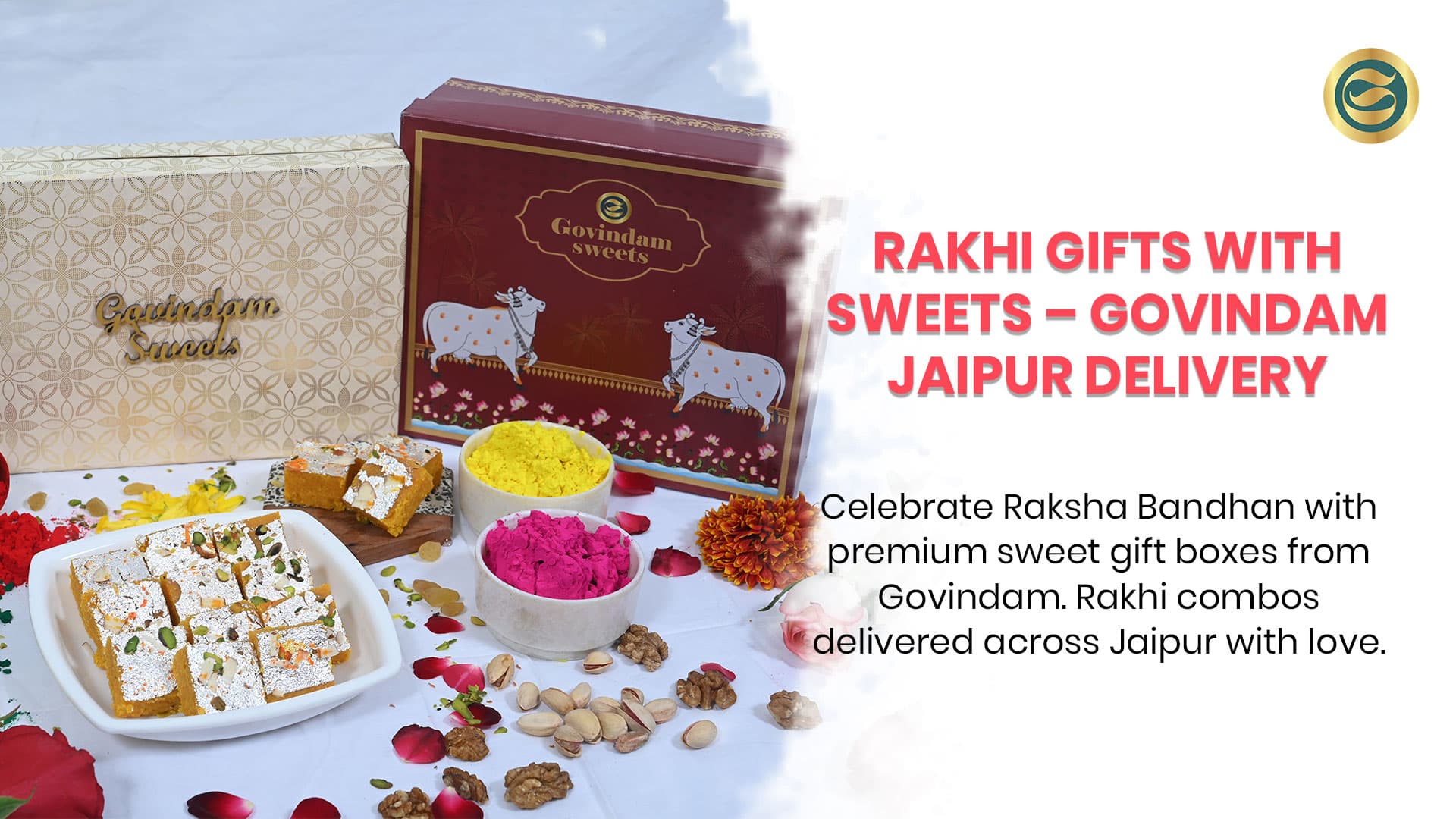 Exquisite Rakhi Gifts with Sweets Govindam Sweets: The Perfect Celebration Package