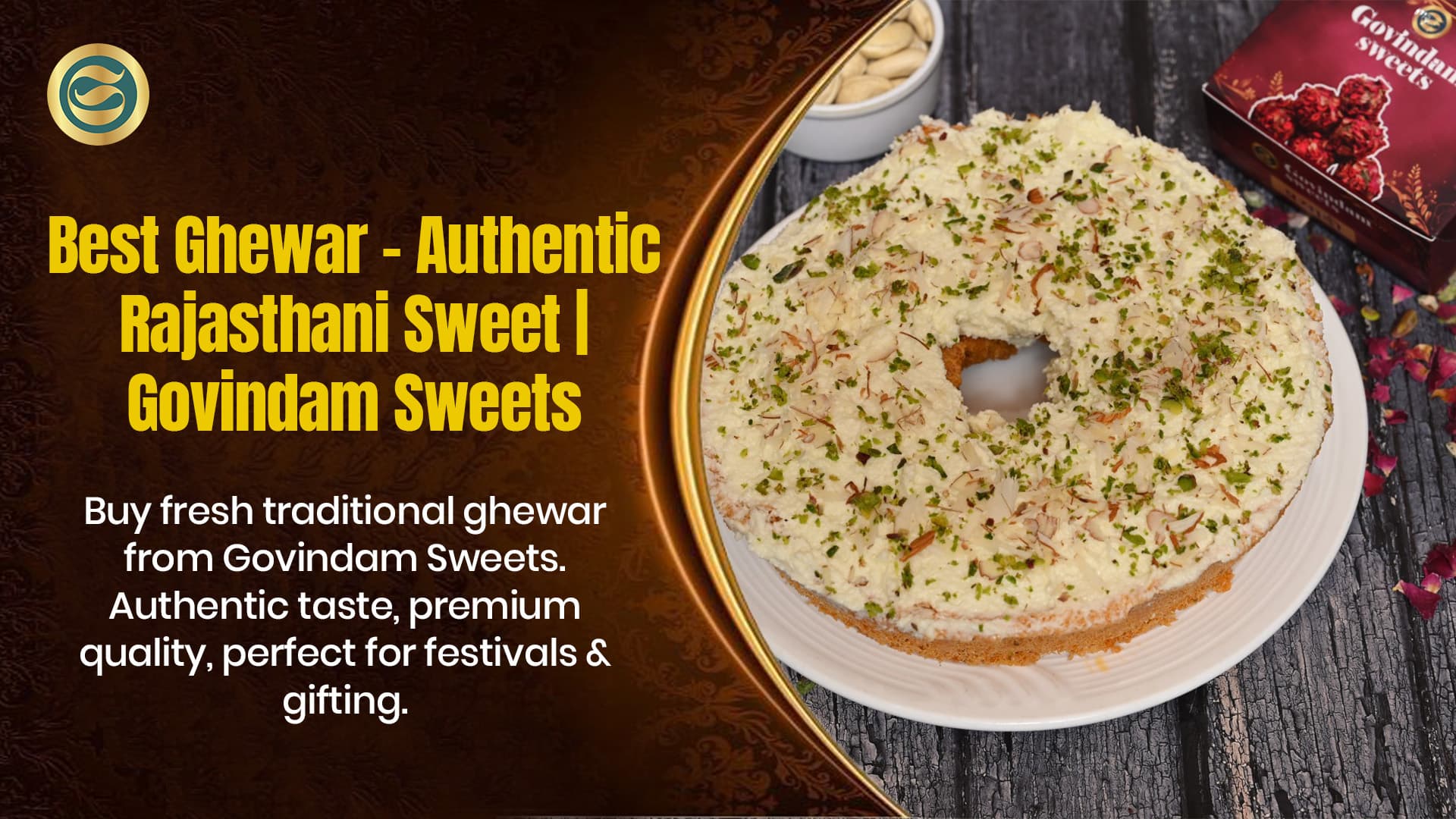 Best Ghewar – Authentic Rajasthani Sweet | Govindam Sweets