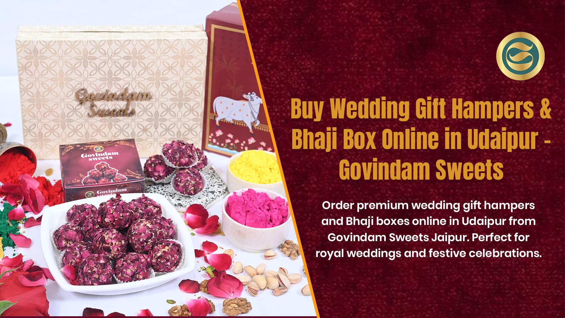 Buy Wedding Gift Hampers & Bhaji Box Online in Udaipur – Govindam Sweets