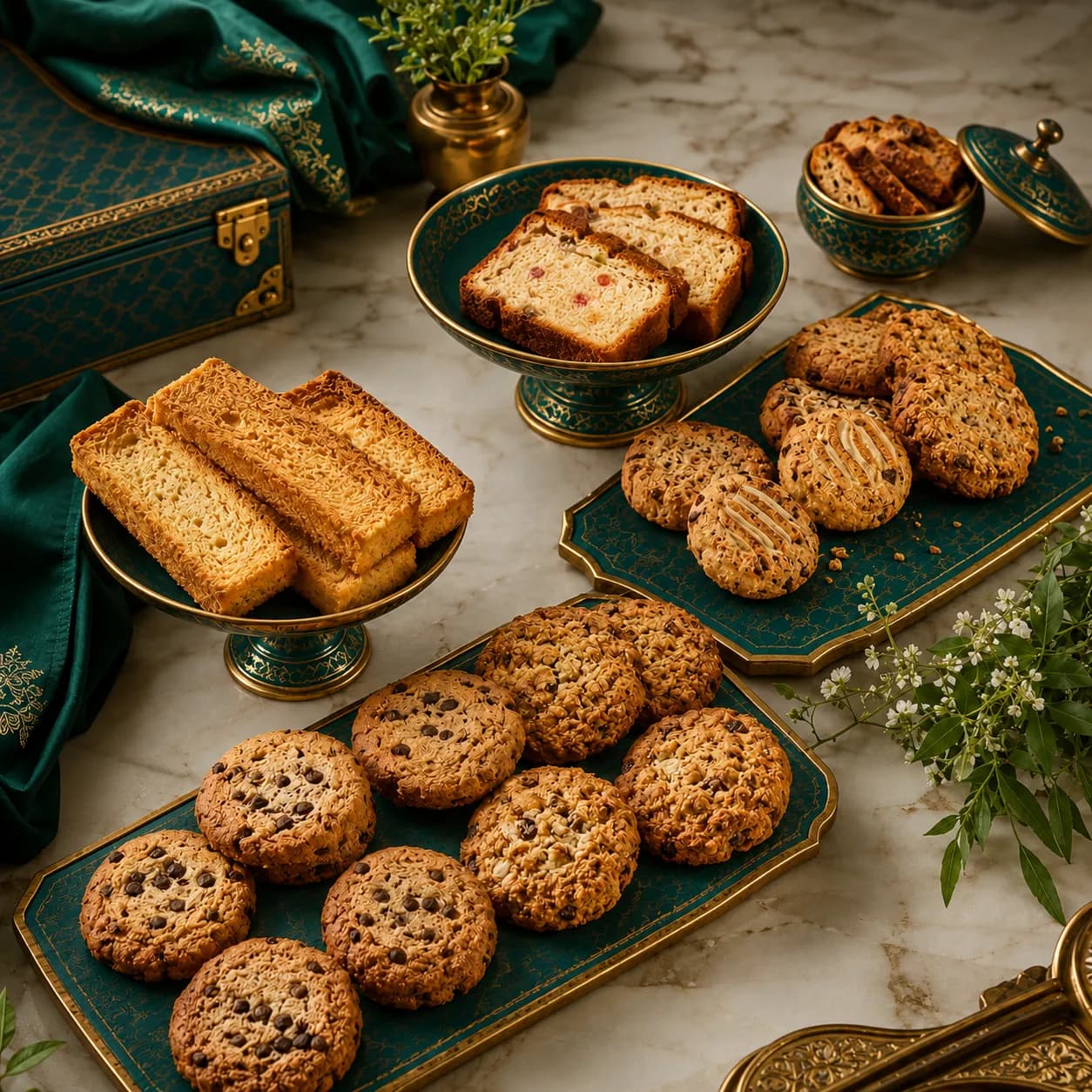 Biscuits & Toasts For Tea-Time